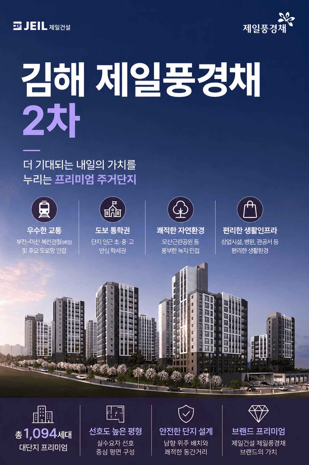 김해 테크노밸리 제일풍경채 2차